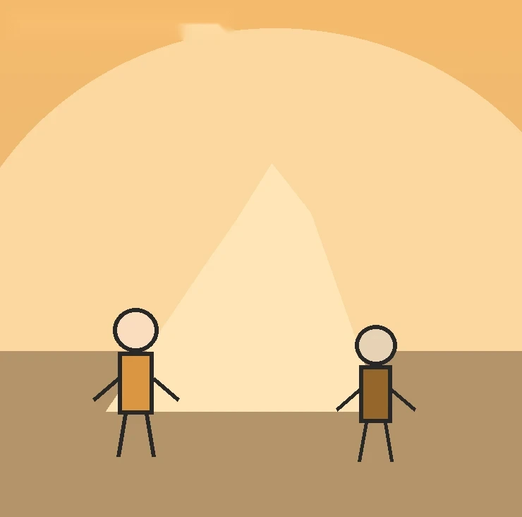 Illustration of “The Bridge of Courage” in Cartoon style