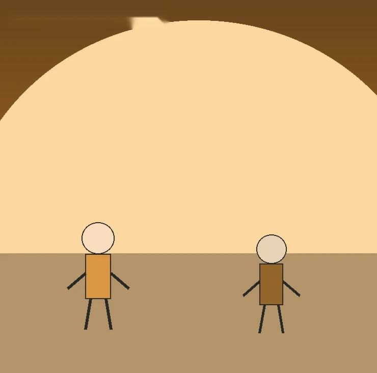 Illustration of “Beyond the Red Dunes” in Realistic style